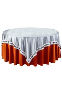 Bulk order conference table sets Fashion design high-end new Chinese banquet hotel tablecloth Tablecloth garment factory 120CM, 140CM, 150CM, 160CM, 180CM, 200CM, 220CM, SKTBC054 back view